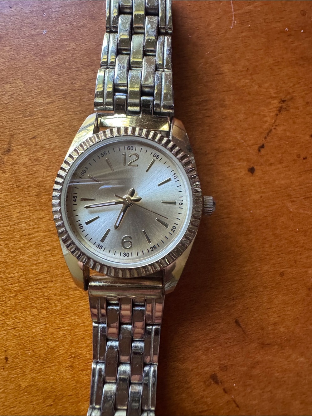 Classic Silver and Gold Bracelet Watch